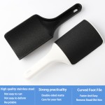 Stainless Steel Foot File Factory - Low Price Curved Double Side Dead Skin Remover
