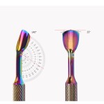 Manicure Tool Supplier - Private Label Double Head Stainless Steel Cuticle Pusher