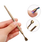 Manicure Tool Supplier - Private Label Double Head Stainless Steel Cuticle Pusher
