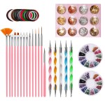 Nail Art Decoration Kit Factory - 2021 Fashional Multi-function Sets with Mix Size Brush
