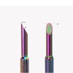 Manicure Tool Supplier - Private Label Double Head Stainless Steel Cuticle Pusher