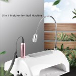 Nail Machine Supplier - Bestseller 30000Rpm Drill Dust Collector UV Lamp 5 in 1
