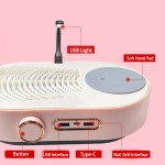 Nail Dust Collector Factory - 65w Powerful LED Light Fashion Design Dust Vacuum Cleaner