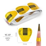 Clear Nail Forms Supplier - Reusable Paper Gold Price for Acrylic Nails Extension Tips