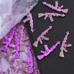Christmas Nail Charms Manufacturer - Wholesale 3D Metal Luxury Rabbit with Rhinestone DIY