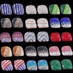 Toe Nail Tips Manufacturer - High Quality Short Rhinestone Press on Toe Nails for Feet Art