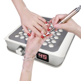 Nail Dust Collector Factory - 2024 Newest Filter LCD Display Strong Suction Salon Vacuum