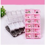 Nail Diamond Storage Box Factory - Wholesale 12 Grid Empty Jewelry Diamond Tips Boxes