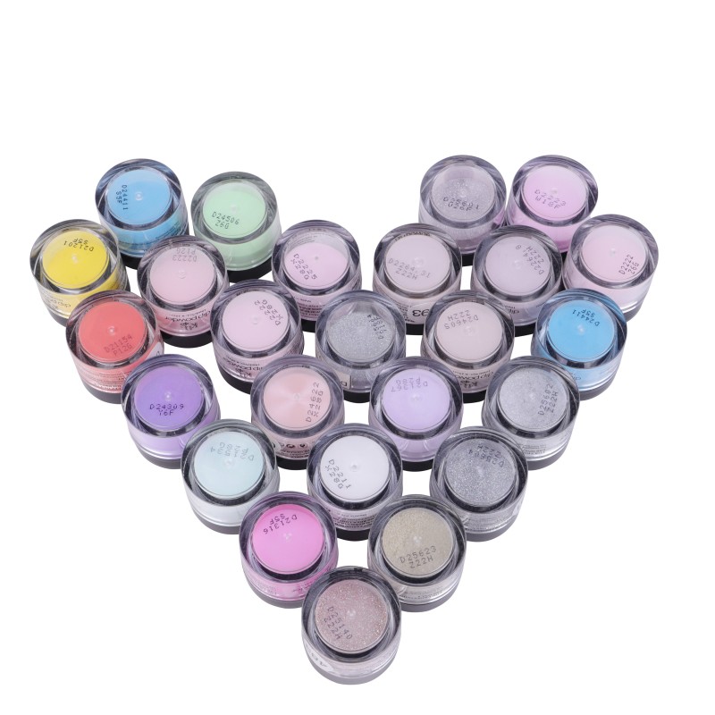 Dipping Powder Supplier - 500 Colors Transparent Without Lamp Cure Glitter Dip Powder