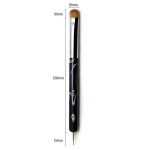 Acrylic Nail Brushes Supplier - 2-in-1 High Quality Kolinsky Hair Wood Material Dotting Pen