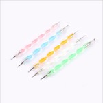 Nail Art Pen Set Supplier - High Quality Crystal Handle DIY Graffiti Flower Dotting Pen