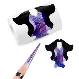 Paper Nail Form Manufacturer - Oem 500pcs Print logo Free Private Label Manufacturer