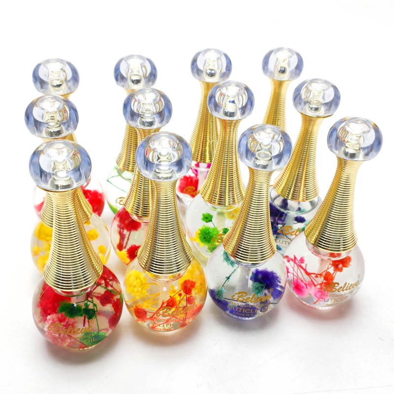 Cuticle Oil Supplier - Organic Natural Custom Logo Flower Infused Nail Oil