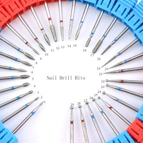 Carbide Nail Bits Manufacturer - 2025 Hot Sale Professional E-File Nail Drill Bit Set