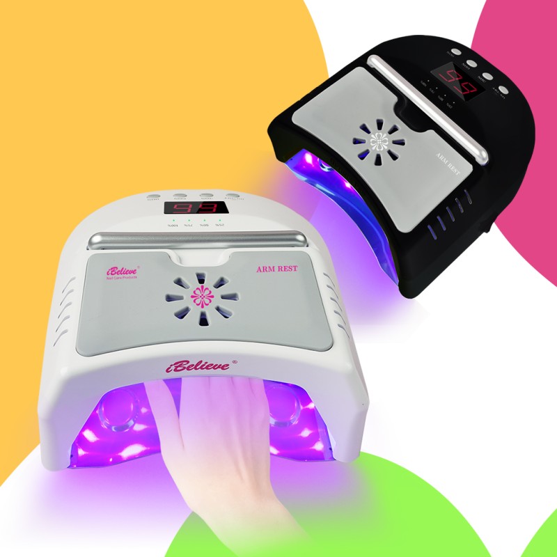 UV LED Nail Lamp Manufacturer - 72W Professional 2-in-1 Gel Dryer with Fan