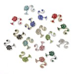 Luxury Nail Charms Manufacturer - High Quality 3D Bling Zircon Metal Head Designer Bulk