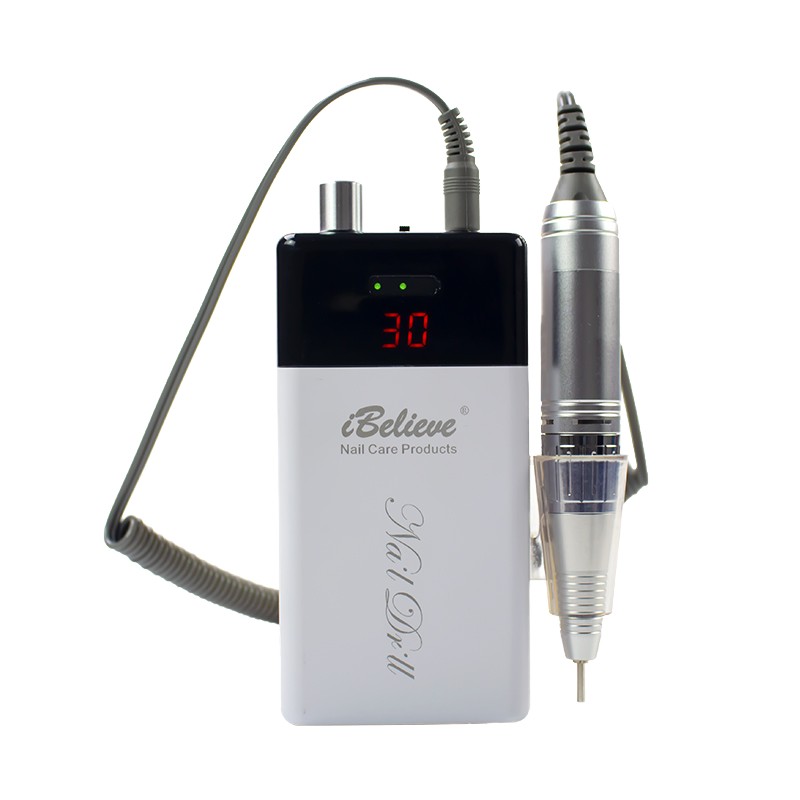 Portable Nail Drill Supplier - High Quality 36W Rechargeable Flame-shaped Plastic Efile
