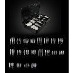 美甲贴片厂家-新款XS-XXS短款杏仁形磨砂全贴甲片