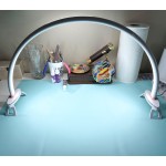 Half-Moon LED Arch Lamp Supplier - Newest Mini Medium Big Three-Color Infinitely Table Lamp