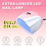 UV LED Nail Lamp Supplier - 108W Portable Manicure Machine Various Styles Gel Dryer Lamp