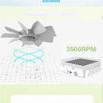 Nail Dust Collector Supplier - 48w Strong Suction Embedded Table Vacuum Dryer Tool