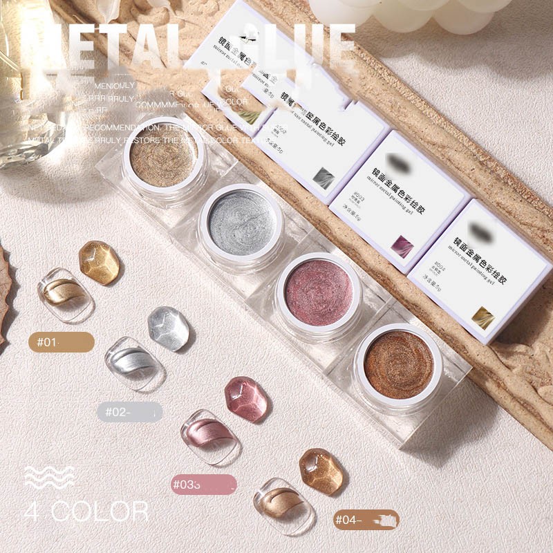 Metallic Soak off Gel Manufacturer - Private Label UV Metal Gel Nail Polish