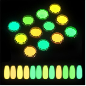 夜光指甲油厂家-绚丽夜晚长亮夜光发光暗色颜料