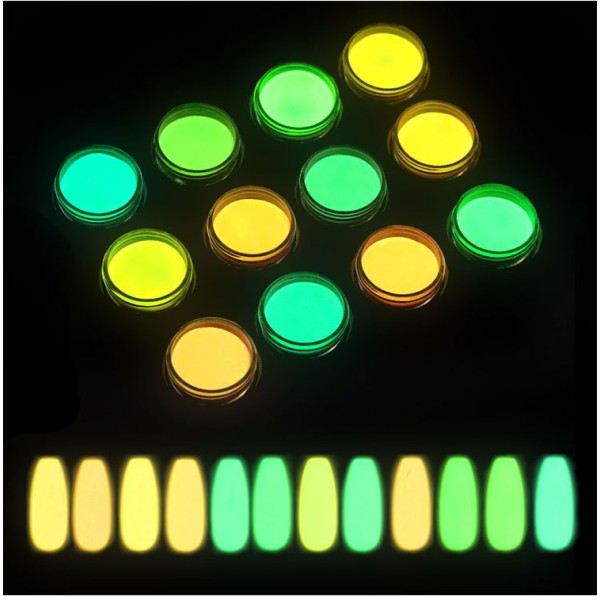Luminous Nail Polish Manufacturer - Brilliant Night Long Lighting Noctilucent Glow Dark Pigment