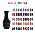 UV Gel Nail Polish Supplier - High Quality 24 Colors No Smell Full Cover Soak Off Cheese