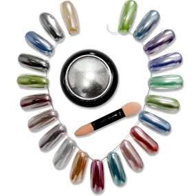 全息美甲粉供应商-专业铬魔镜粉套装沙龙批量