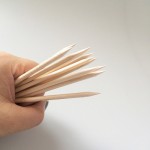 Cuticle Stick Supplier - Double Head Dead Skin Push Wooden for Nail Art Tool