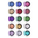 Chrome Pigments Manufacturer - Newest 15 Colors for Gel Polish Mirror Effect Powder