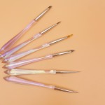 Acrylic Nail Brush Factory - New Arrival Wood Handle Thin Line Professional Painting Brush