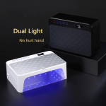 UV LED美甲灯厂家-2025新款超大双手无线充电专业