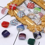 Toe Nail Tips Manufacturer - High Quality Short Rhinestone Press on Toe Nails for Feet Art