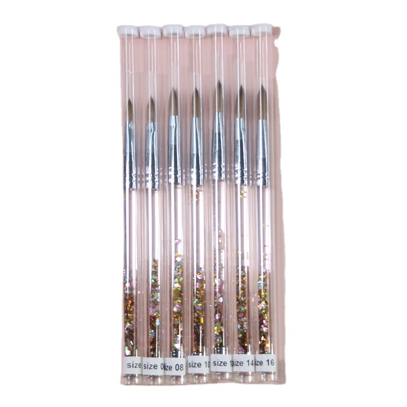 Acrylic Nail Brush Factory - High Quality Plastic Handle Gel Polish Kolinsky Nail Brush