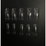 Nail Tips Manufacturer - No C Curve Extra Long 500pcs XXXL Coffin Thin Clear Square Tips