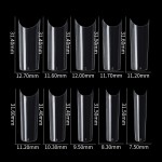 French Nail Tips Manufacturer - Hot Sell Water Pipe C Curve Press on Nail Tips for Manicure