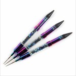 Nail Art Dotting Pen Manufacturer - Double Head Acrylic Handle Nail Wax Brush with Gradient