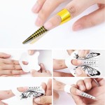 Manicure Tool Tray Supplier - Nail Supplier 24 Designs 100 Pieces Acrylic Extension Form