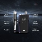 Mini Nail Drill Supplier - Cheap Cordless Rechargeable Portable with 35000rpm LCD Display