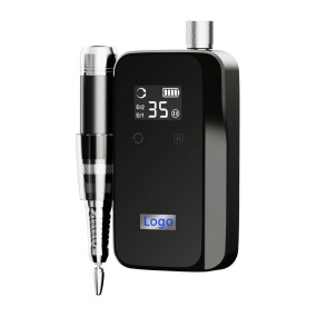 迷你美甲打磨机供应商-实惠无线充电便携35000转液晶显示