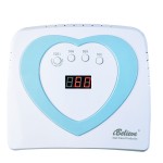 UV LED Nail Lamp Factory - 48W Pink Low Heat Portable Heart Shape Gel Nail Lamp