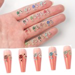 Luxury Nail Charms Manufacturer - High Quality 3D Bling Zircon Metal Head Designer Bulk