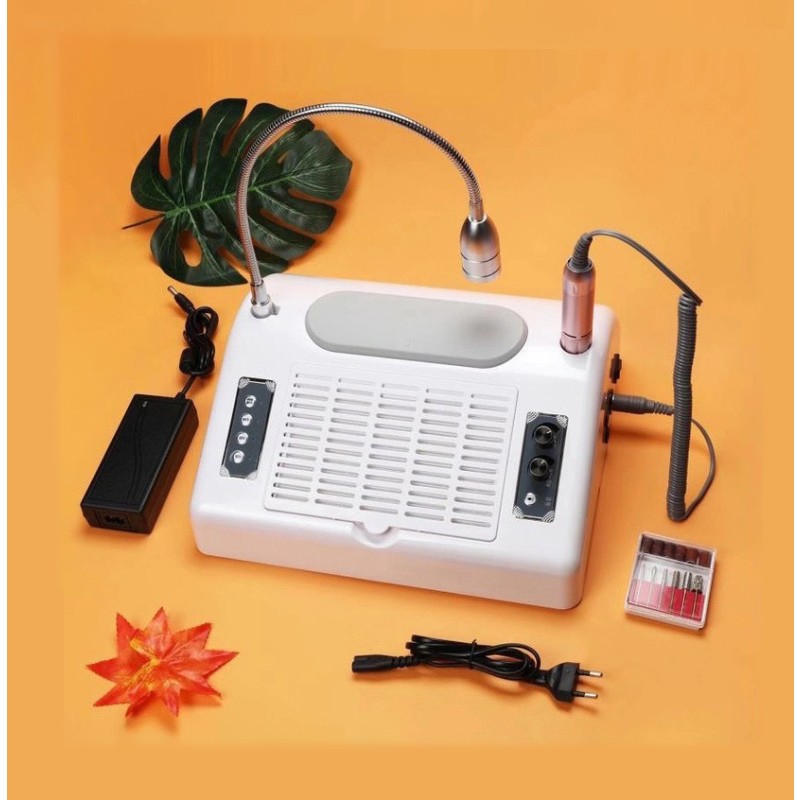 Nail Machine Supplier - Bestseller 30000Rpm Drill Dust Collector UV Lamp 5 in 1