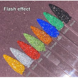 Disco Nail Powder Supplier - New Hot Super Glitter Colorful Flash Effect Acrylic Powder