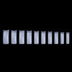 Gel Nail Tips Manufacturer - 500pcs Popular Fashion Long Salon French Square Tips for Extension