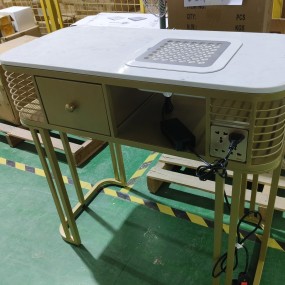 美甲吸尘器供应商-48W强吸力嵌入式桌面吸尘干燥工具