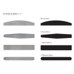 一次性美甲锉供应商-高品质双面100/180粒度家用沙龙
