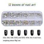 Nail Dotting Pen Set Manufacturer - Hot Sell Double Head with 1440 Pcs Rhinestones and Nipper